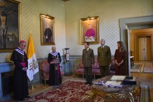 Acto de Imposición de la Gran Cruz Fidélitas al general de división Juan Francisco Arrazola Martínez