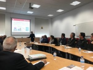 Junta General de Cáritas Castrense León en la Academia Básica del Aire