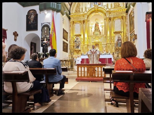 Celebración de Santa Rita de Casia en la Parroquia Castrense de Santo Domingo, Cartagena (Murcia)