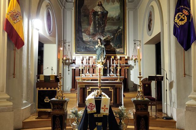 Celebraciones de los días de Todos los Santos, Fieles difuntos y Caridad en la parroquia castrense de San Fernando de Zaragoza