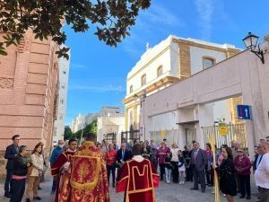Celebración de la Semana Santa en la Castrense de Cádiz