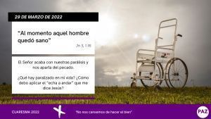 Cuaresma 29 de marzo de 2022