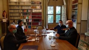 Reunión de la comisión encargada del seguimiento del proceso de beatificación y canonización del páter Fernando Huidobro.