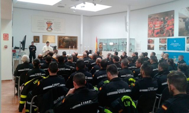 Celebración de San Juan Bosco, patrón de Especialistas y Logística en la UME