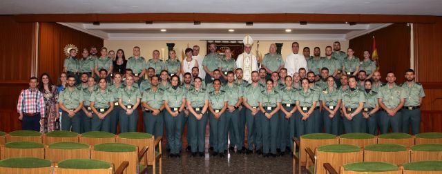 Visita Pastoral del Arzobispo Castrense a la Academia de la Guardia Civil en Baeza