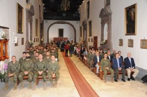 Los militares de Tenerife se encomiendan al Cristo de La Laguna y a San Juan Bosco antes de partir de misión de paz
