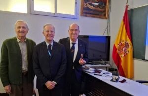 Conferencia en el salón Coronel Quintanilla de la Real Hermandad de Veteranos de las FAS y la GC