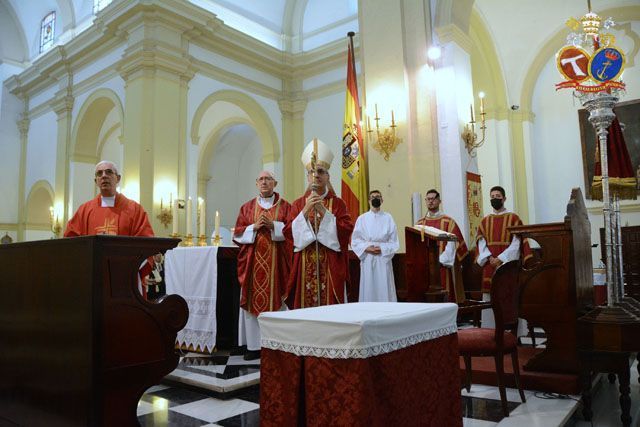 Visita del Arzobispo Castrense a la Parroquia Vaticana Castrense de San Francisco de Asís, San Fernando