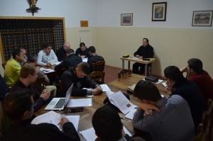 Convivencia de los seminaristas en Cantalapiedra (Salamanca)