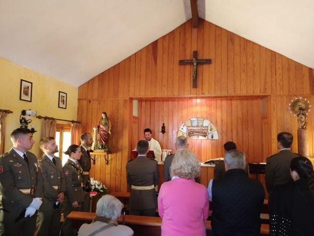 SANTA MISA DE SAN FERNANDO PATRÓN DEL ARMA DE INGENIEROS EN LA BASE MILITAR EL GOLOSO