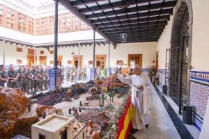 Tenerife bendice sus belenes del Palacio Weyler, Zapadores y Comandancia de la Guardia Civil