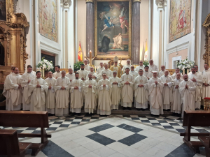 Monseñor Aznárez preside la celebración de San Juan de Ávila en la Iglesia Catedral castrense