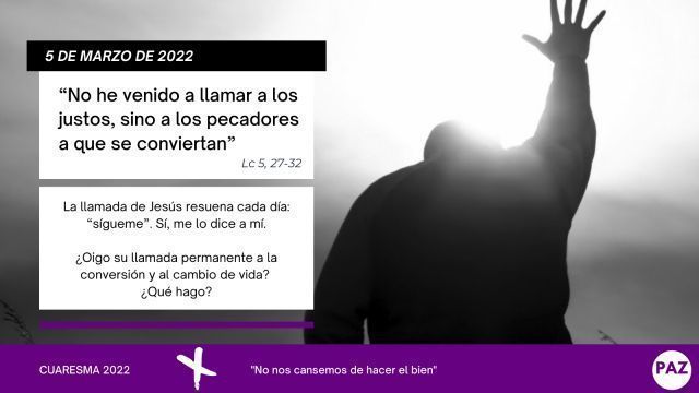 Cuaresma 5 de marzo de 2022