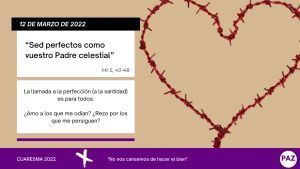 Cuaresma 12 de marzo de 2022
