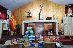 El capellán castrense de la isla de Tenerife realiza una donación al comedor social Voluntarias de la Caridad “San Vicente de Paul”
