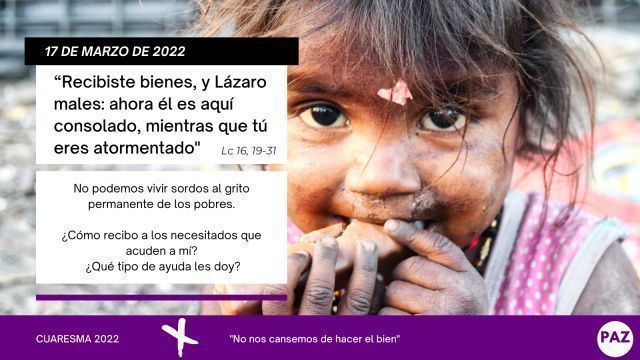 Cuaresma 17 de marzo de 2022