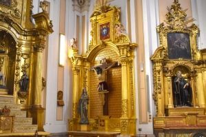 Bendición del nuevo retablo del Cristo de los Alabarderos en la Catedral de las Fuerzas Armadas
