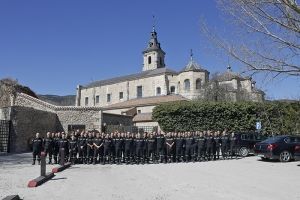 La UME visita el Real Monasterio del Santa María de el Paular