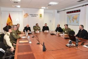 Visita Pastoral a la Fuerza Logística Operativa en La Coruña