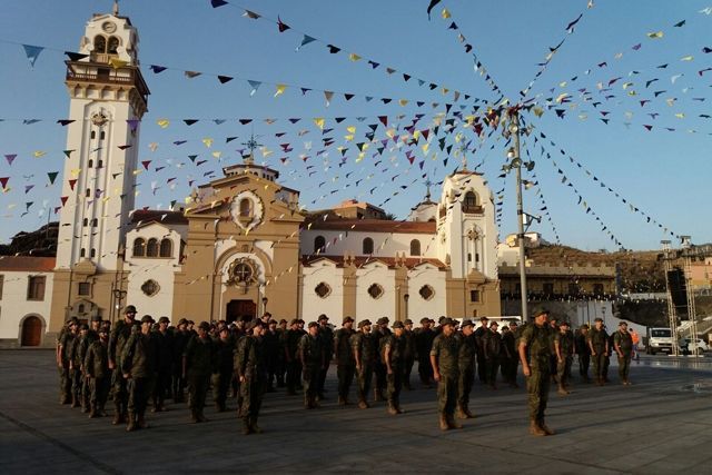 Zapadores de Tenerife camina a Candelaria