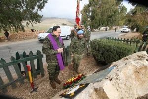Militares españoles desplegados en Líbano comparten la Navidad con el Arzobispo Castrense
