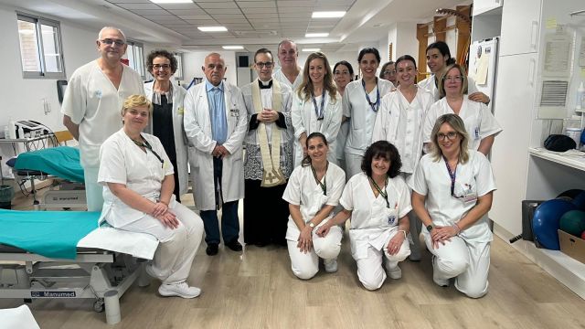 Bendición de la zona de Rehabilitación del Hospital Militar "Orad y Gajía" de Zaragoza