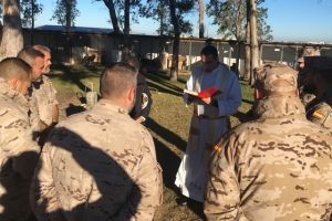 Festividad de San Antón en la Policía Naval del Tercio Sur de Infantería de Marina