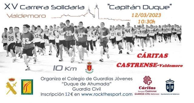 XV Carrera Solidaria “Capitán Duque” en Valdemoro a beneficio de Cáritas Castrense